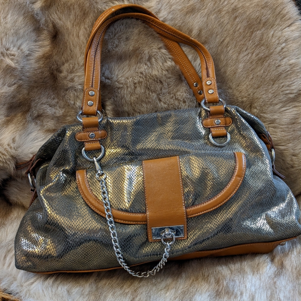 Metallic Twiggy Purse